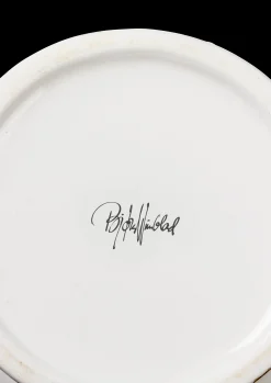 Bjørn Wiinblad Vase H20 cm i blå fra serien Olga | Køb her