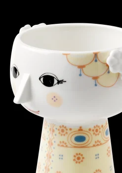 Bjørn Wiinblad Vase H15 cm i gul fra serien Eva | Køb her