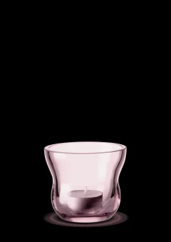 Holmegaard Calabas Fyrfadsstage Ø8.5 cm burgundy | Køb her