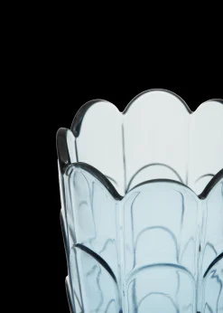 Holmegaard Lily Vase H19 cm blue iris | Køb hos os