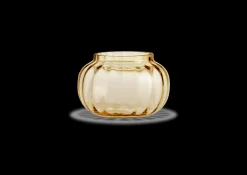 Holmegaard Primula Fyrfadsstage Ø9.5 cm amber | Køb her