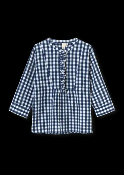 JUNA Bæk&Bølge Irene bluse XS mørk blå/hvid | Køb her