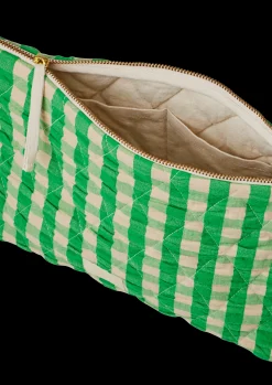 JUNA Bæk&Bølge Karla Toilettaske grøn/sand | Rosendahl.com