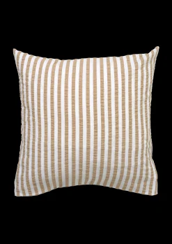 JUNA Bæk&Bølge Lines Pudebetræk 63x60 cm sand/hvid