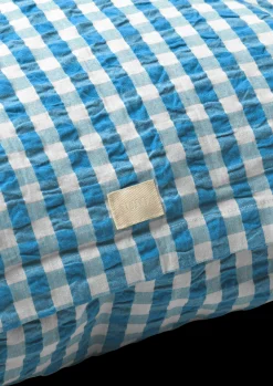 JUNA Bæk&Bølge Pudebetræk 63x60 cm blå/birk DK | Køb her