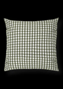 JUNA Bæk&Bølge Pudebetræk 63x60 cm grøn/hvid DK | Køb her