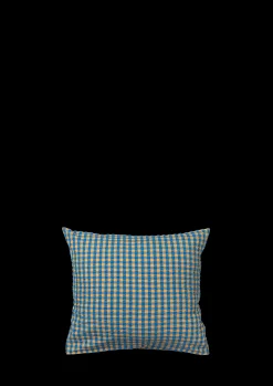 JUNA Bæk&Bølge Pudebetræk 60x50 cm blå/okker SE | Køb her