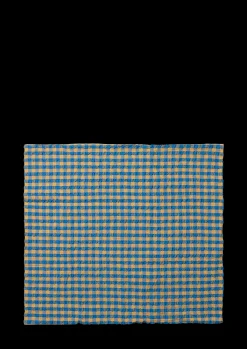 JUNA Bæk&Bølge Pudebetræk 60x50 cm blå/okker SE | Køb her