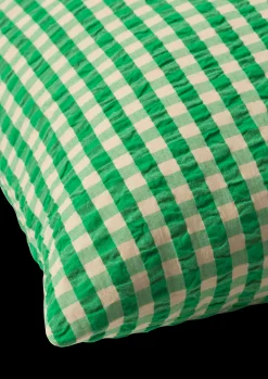 JUNA Bæk&Bølge Pudebetræk 63x60 cm grøn/sand DK | Køb her