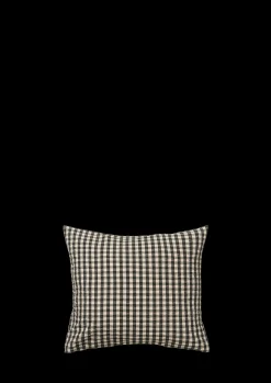 JUNA Bæk&Bølge Pudebetræk 60x50 cm sort/sand SE | Køb her