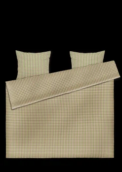 JUNA Bæk&Bølge Sengetøj 200x220 cm grøn/soft pink DK