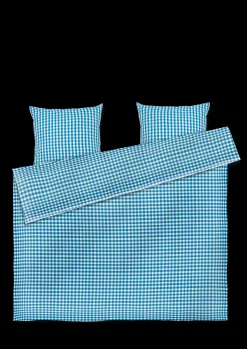 JUNA Bæk&Bølge Sengetøj 200x220 cm blå/birk DK - Køb her