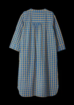 JUNA Bæk&Bølge Sonja dress S/M blå/okker | Køb her