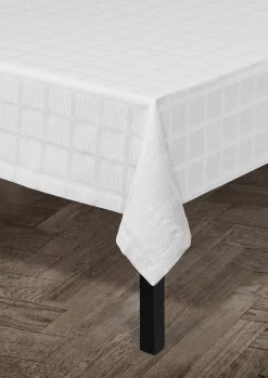 JUNA Brick Damaskdug 150x320 cm hvid - Køb her