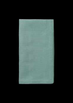 JUNA Brick Stofserviet 45x45 cm turkis 4 stk. | Køb her