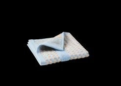 JUNA Check Vaskeklud 30x30 cm lys blå/sand | Køb her