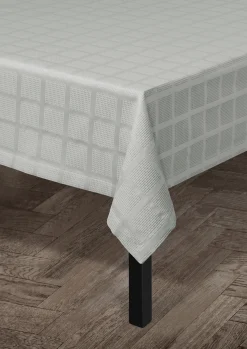 JUNA Damaskdug 150x370 cm i grå fra serien Brick | Køb her