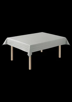 JUNA Damaskdug 150x270 cm i grå fra serien Brick | Køb her