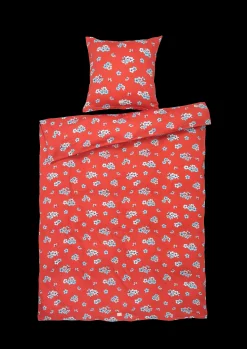 JUNA Grand Pleasantly Sengetøj 140x220 cm chili DK | Køb her