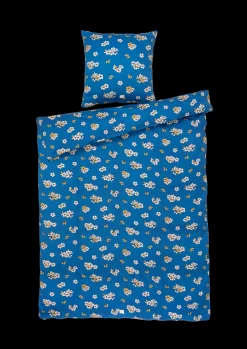 JUNA Grand Pleasantly Sengetøj 220x220 cm blå SE | Køb her