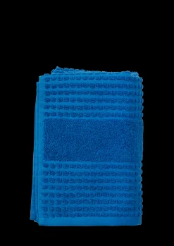 JUNA Håndklæde 50x100 cm i blå fra serien Check | Køb her