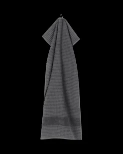 JUNA Håndklæde 50x100 cm i grå fra serien Check | Køb her