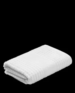 JUNA Håndklæde 50x100 cm i hvid fra serien Check | Køb her