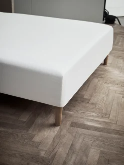 JUNA Percale Boxlagen 140x30x200 cm hvid | Køb her