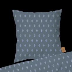 JUNA Pudebetræk 70x50 cm i blå fra serien Diamant | Køb her