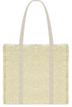 JUNA Reflection Strandtaske 50x50 cm sennep - Køb her