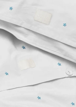 JUNA Sengetøj 220x220 cm i hvid fra serien Daisy | Køb her