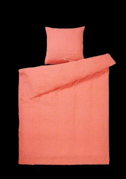 JUNA Sengetøj 140x220 cm i rosa fra serien Bæk&Bølge