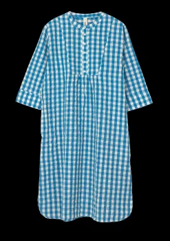 JUNA Sonja dress S/M i blå fra serien Bæk&Bølge | Køb her