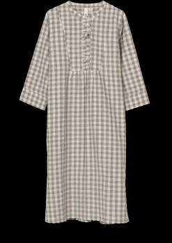 JUNA Sonja dress XS i grå fra serien Bæk&Bølge | Køb her