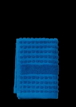 JUNA Vaskeklud 30x30 cm i blå fra serien Check | Køb her