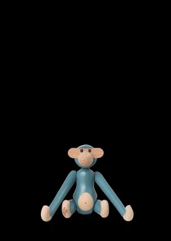 Kay Bojesen Abe mini i blå fra serien Monkey | Køb her
