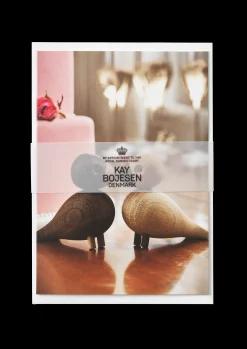 Kay Bojesen Kort A6 Turtelduer eg/røget eg 1 stk. | Køb her