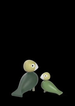 Kay Bojesen Liv & Lykke 1 par i grøn fra serien Birds