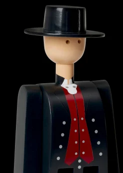 Kay Bojesen Norsk Bunad Mand sort/rød/hvid | Køb her