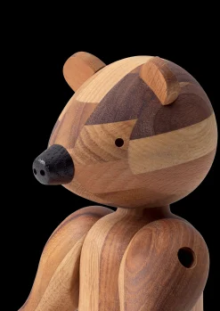 Kay Bojesen Reworked jubilæum Bjørn mellem i træ | Køb her