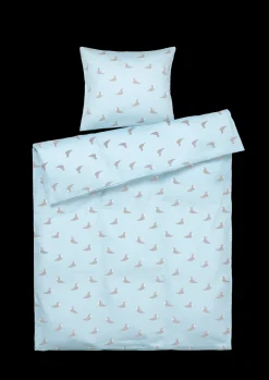 Kay Bojesen Sengetøj Sangfugl junior 100x140cm blå - Køb her