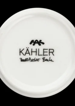 Kähler Fyrfadsstage høj H19 cm i guld fra serien Nobili