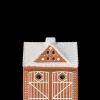 Kähler Gingerbread Lyshus Julestald H11.5 brun | Køb nu