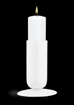 Kähler Hammershøi Bloklysestage stor hvid | Køb her