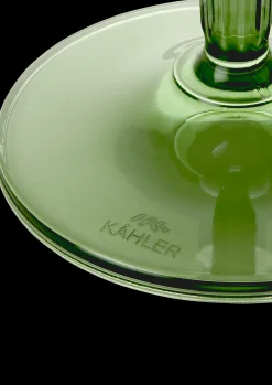 Kähler Hammershøi Champagneglas 24 cl grøn 2 stk. | Køb her