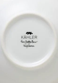 Kähler Hammershøi Christmas Skål Ø16 cm hvid m. deko 2 stk.