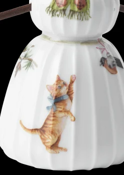 Kähler Hammershøi Christmas Snekone H11 hvid m. deko