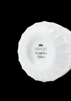 Kähler Hammershøi Christmas Snekone H11 hvid m. deko