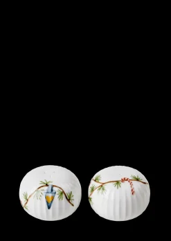 Kähler Hammershøi Christmas Salt| og pebersæt H5 cm