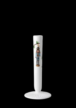 Kähler Hammershøi Christmas Lysestage H20 hvid m. deko